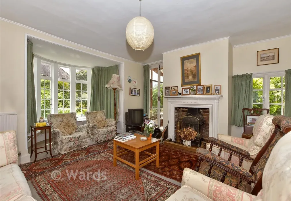 Living Room  House - Chart Road, Sutton Valence, Kent - Wards of Kent