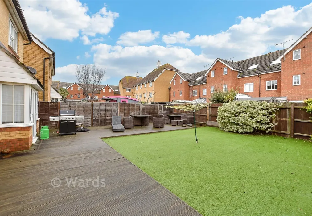 Rear Garden - Brindle Grove, Ramsgate, Kent - Wards of Kent