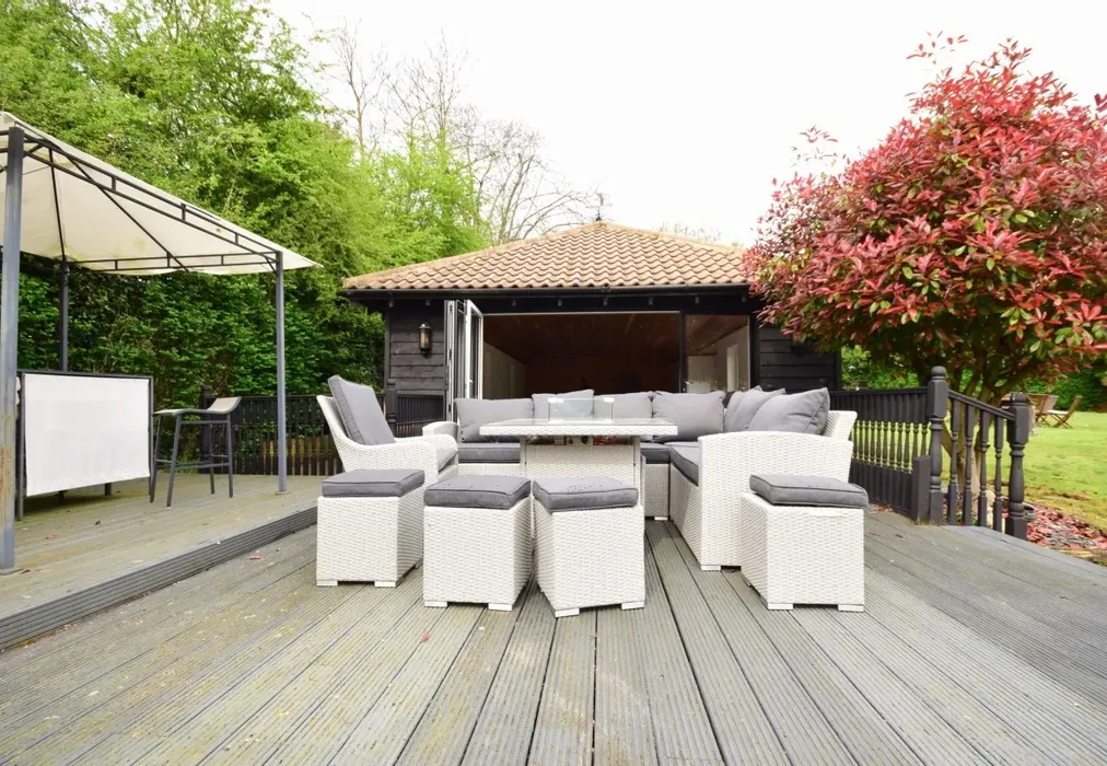 Pool terrace - Kingston Hill, Langdon Hills, SS16 - Wards of Kent