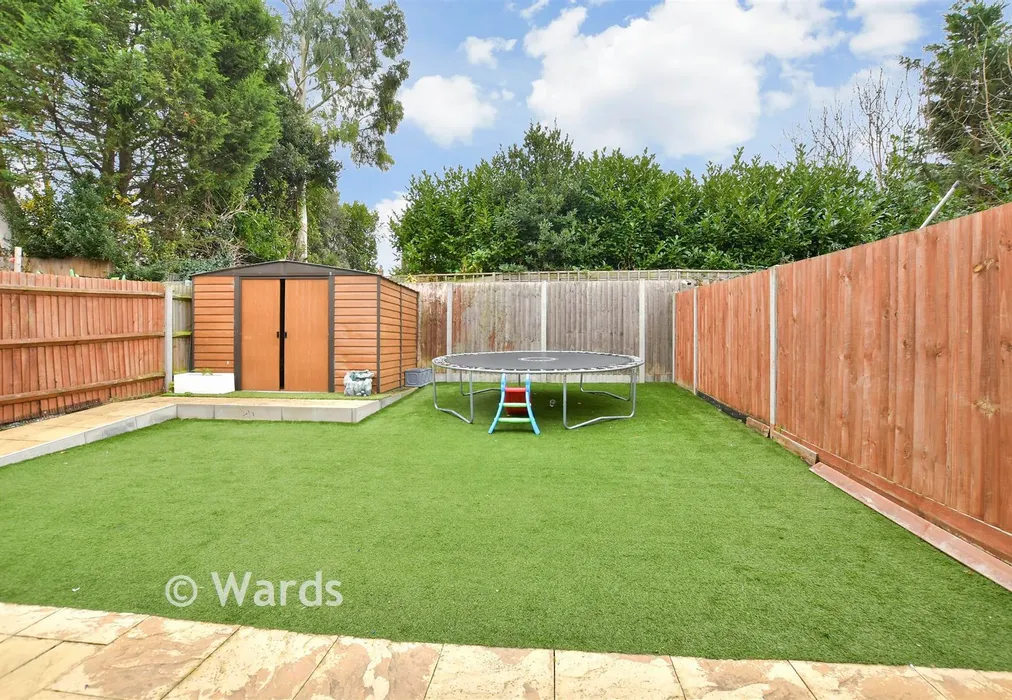 Rear Garden - Great Clayne Road, Gravesend, Kent - Wards of Kent