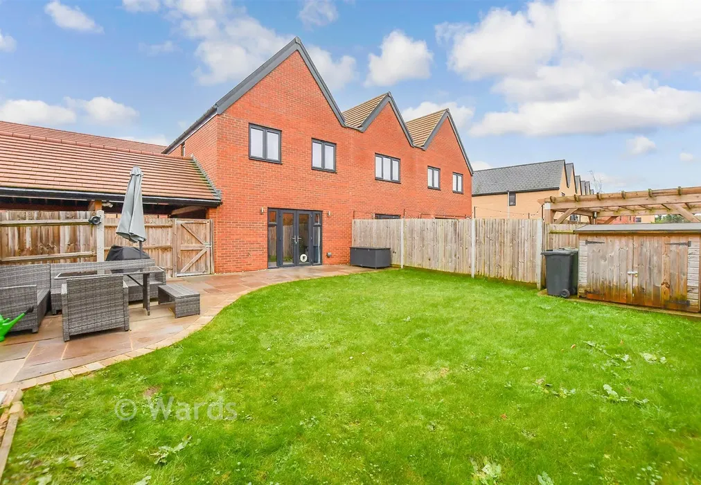 Rear Garden - Albertine Road, Langley, Maidstone, Kent - Wards of Kent