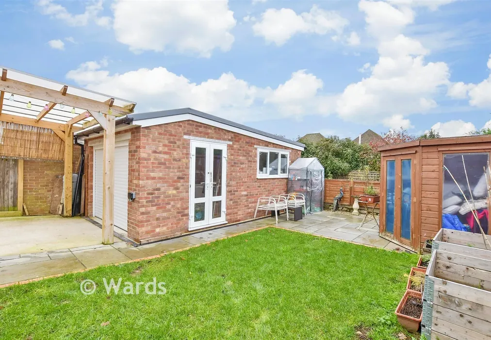 Rear Garden - Richmond Way, Maidstone, Kent - Wards of Kent