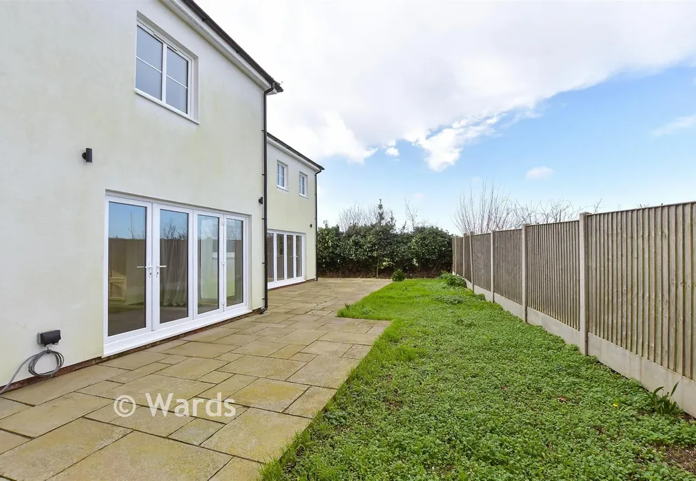 Rear Garden - Plumstone Lane, Acol, Birchington, Kent - Wards of Kent