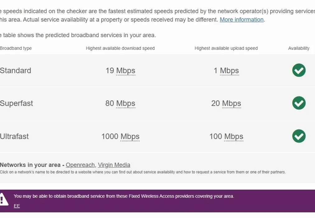 Broadband - Ostlers Court Holborough Road ME6 - Wards of Kent