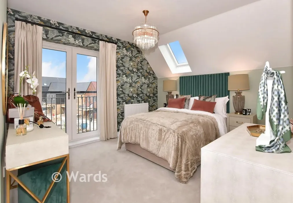 Bedroom 1 - Citronella Road, Grasmere Gardens (Phase 1), Chestfield, Whitstable, Kent - Wards of Kent