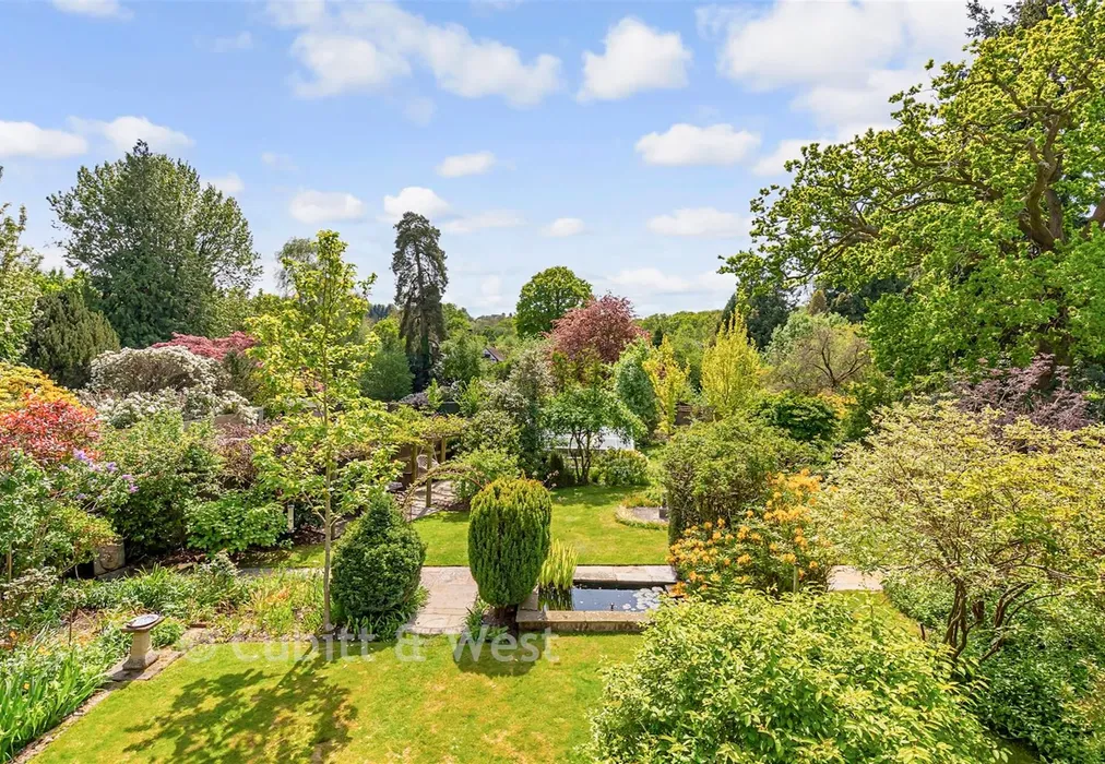 Rear Garden View - Turners Hill Road, Crawley Down, West Sussex - Wards of Kent