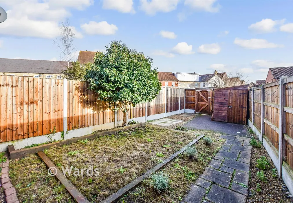 Rear Garden - Denning Close, Maidstone, Kent - Wards of Kent