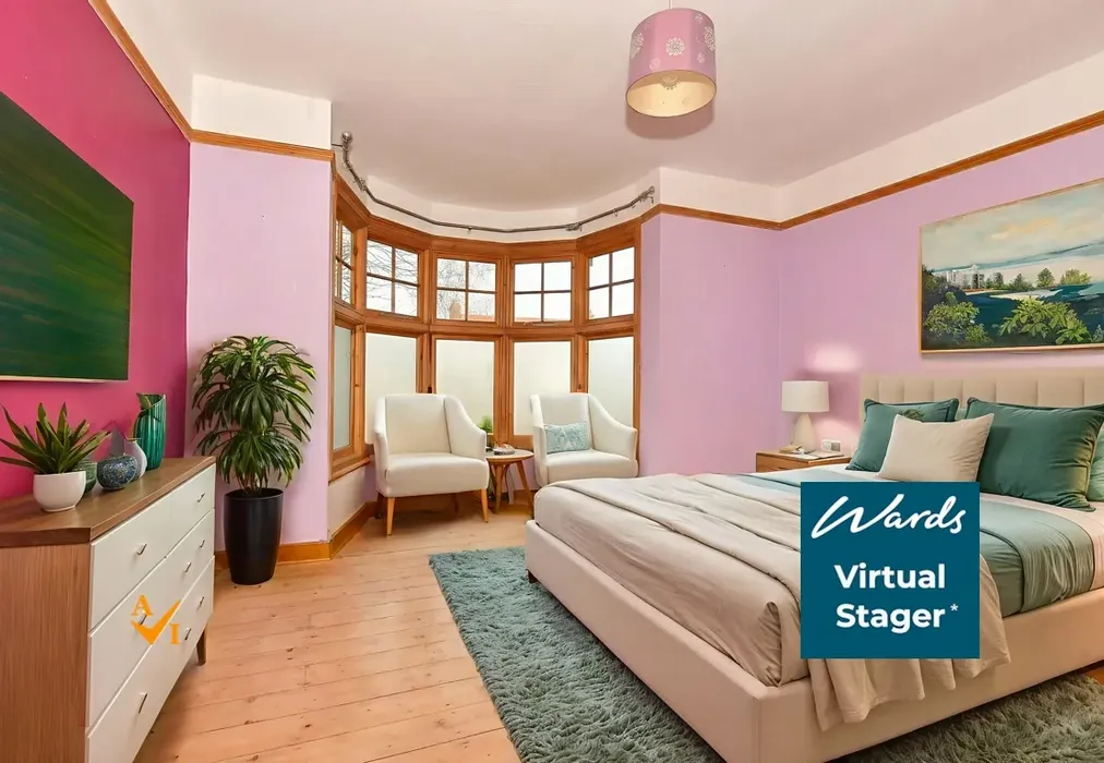 Bedroom 2 (Contemporary style) - St. Augustine's Road, Canterbury, Kent - Wards of Kent