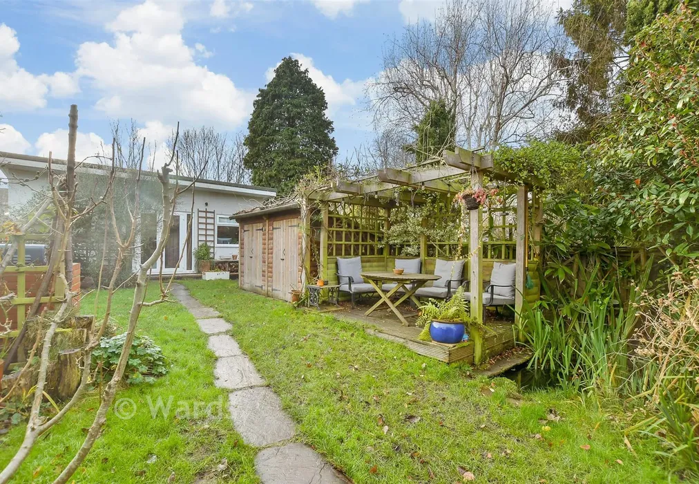 Rear Garden - St. Augustine's Road, Canterbury, Kent - Wards of Kent