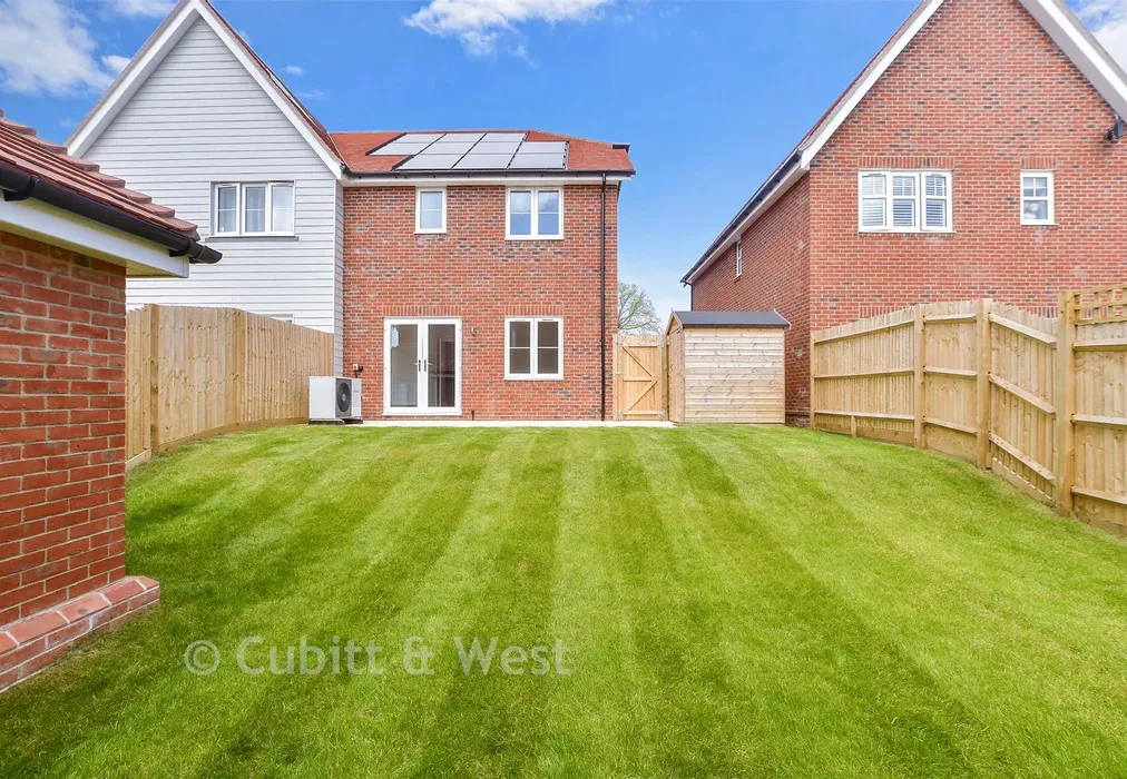 Rear Elevation - Buttercup Way, Temple Gate, Burgess Hill, West Sussex - Wards of Kent