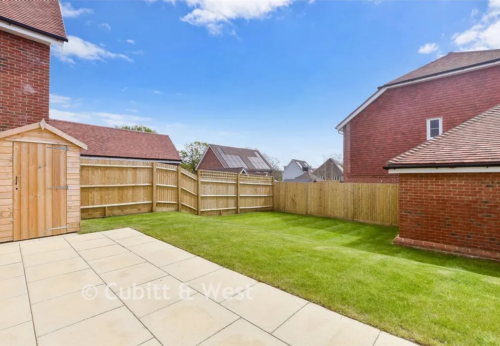 Rear Garden - Buttercup Way, Temple Gate, Burgess Hill, West Sussex - Wards of Kent