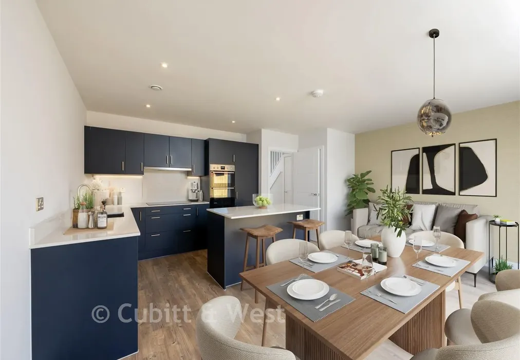 Kitchen Diner - Nettle Drive, Temple Gate, Burgess Hill, West Sussex - Wards of Kent