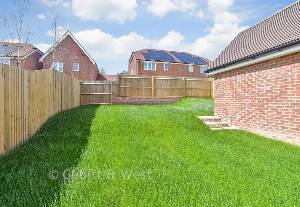 Rear Garden - Nettle Drive, Temple Gate, Burgess Hill, West Sussex - Wards of Kent