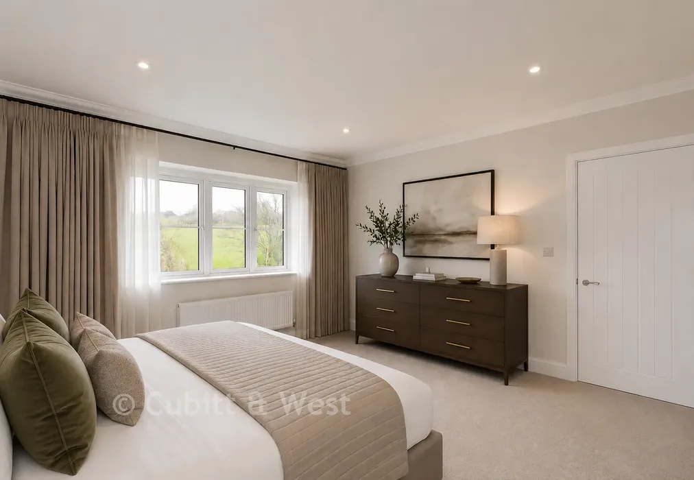 Bedroom 1 - Lewes Road, The Orchards, Ridgewood, Uckfield, East Sussex - Wards of Kent