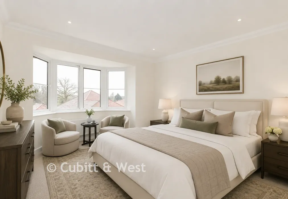 Bedroom 2 - Lewes Road, The Orchards, Ridgewood, Uckfield, East Sussex - Wards of Kent