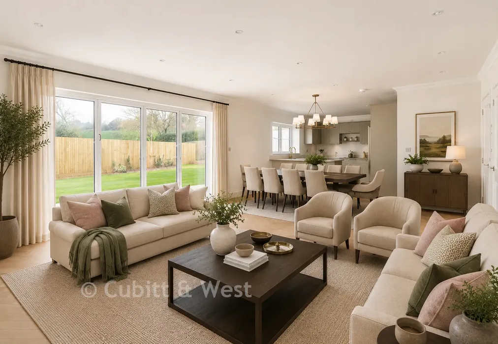 Kitchen / Living - Lewes Road, The Orchards, Ridgewood, Uckfield, East Sussex - Wards of Kent
