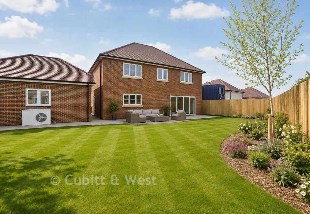 Rear Garden - Lewes Road, The Orchards, Ridgewood, Uckfield, East Sussex - Wards of Kent