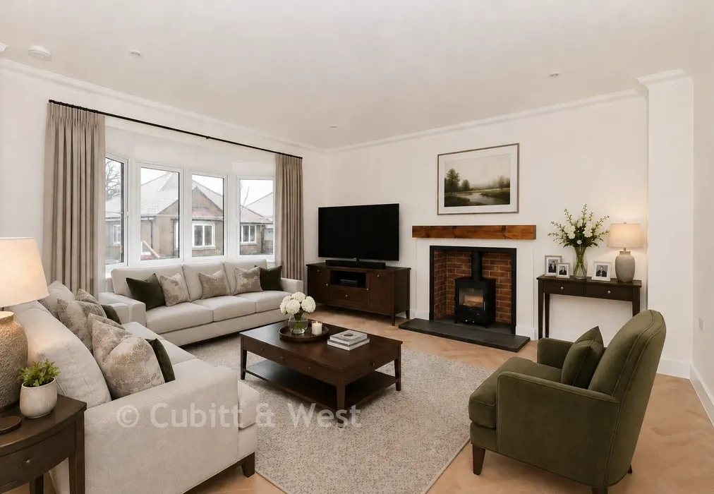 Living Room - Lewes Road, The Orchards, Ridgewood, Uckfield, East Sussex - Wards of Kent