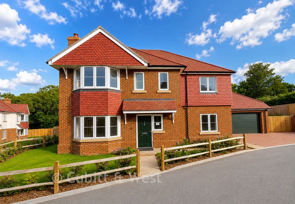 Front - Lewes Road, The Orchards, Ridgewood, Uckfield, East Sussex - Wards of Kent