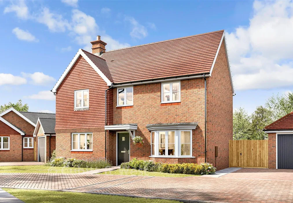 Front - The Gallops, Sandygate Lane, Lower Beeding, Horsham, West Sussex - Wards of Kent