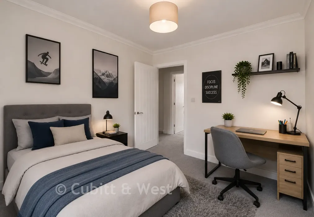 Bedroom - Lewes Road, The Orchards, Ridgewood, Uckfield, East Sussex - Wards of Kent