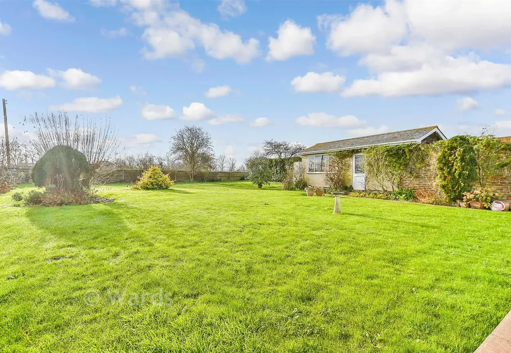Rear Garden - Romney Road, Lydd, Romney Marsh, Kent - Wards of Kent