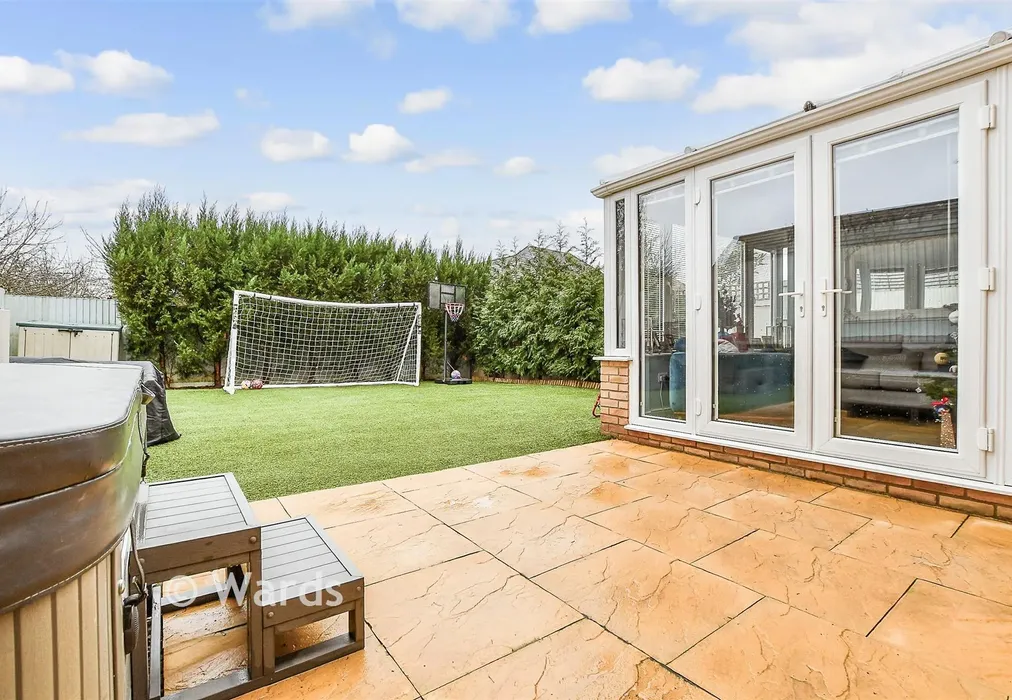 Rear Garden - Challenger Way, Marden, Tonbridge, Kent - Wards of Kent