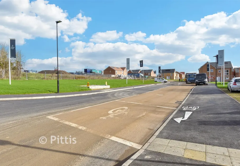 Site Entrance - Acorn Avenue, Three Oaks (Shared Ownership), Newport, Isle of Wight - Wards of Kent