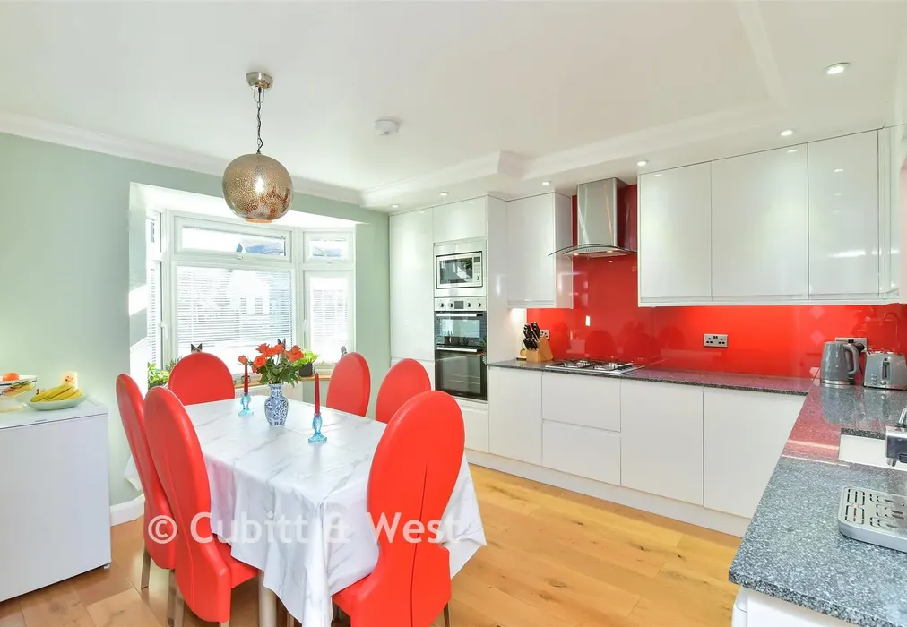 Kitchen - Roderick Avenue, Peacehaven, East Sussex - Wards of Kent