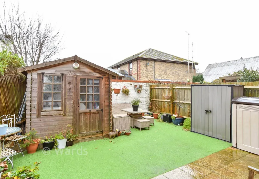 Rear Garden - Whitstable Road, Faversham, Kent - Wards of Kent