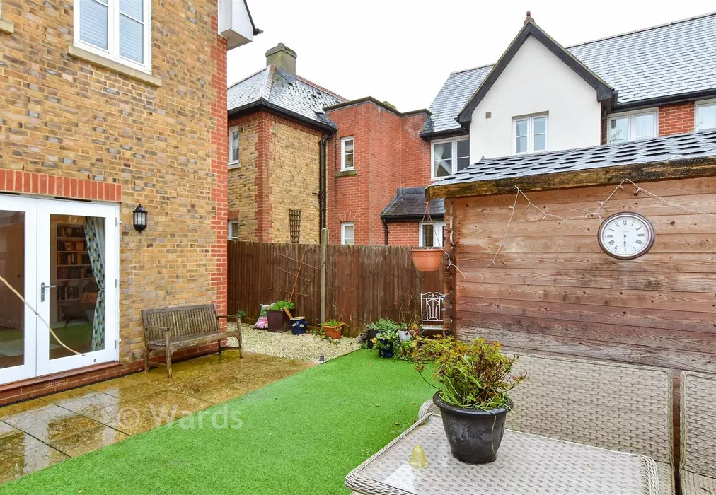 Rear Garden - Whitstable Road, Faversham, Kent - Wards of Kent