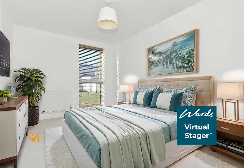 Bedroom 2 (Modern style) - Wills Crescent, West Malling, Kent - Wards of Kent