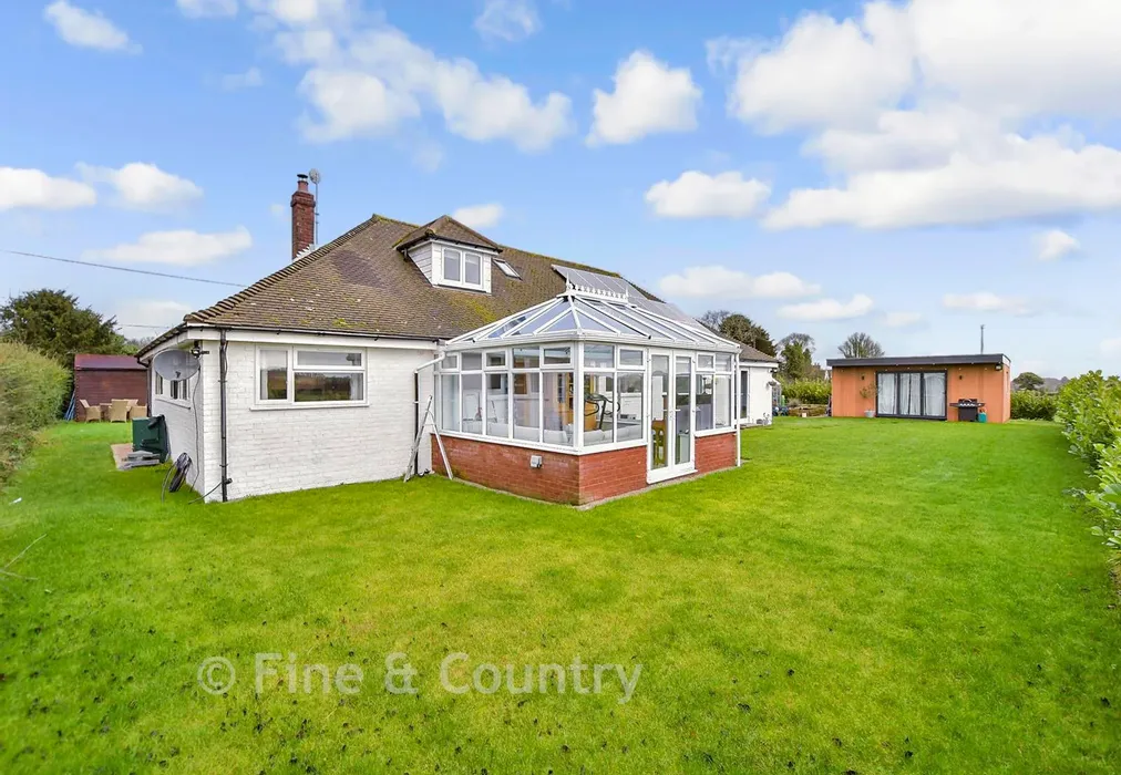 Rear Elevation - Guston Road, East Langdon, Dover, Kent - Wards of Kent