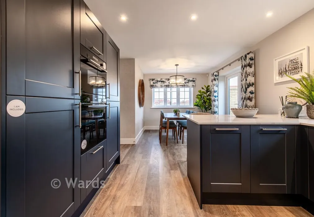 Kitchen Diner Show Home - Fernham Homes Sutton Valence, Fernham Homes At Sutton Valence, Maidstone, Kent - Wards of Kent