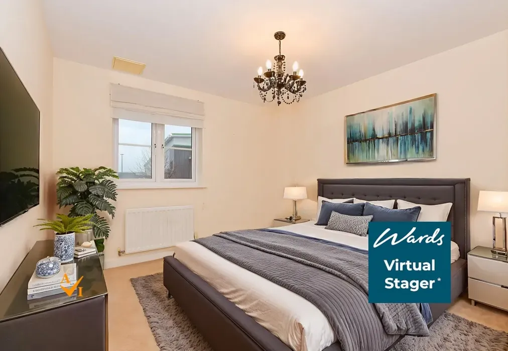 Bedroom 2 (Modern style) - Sherwood Avenue, Larkfield, Aylesford, Kent - Wards of Kent