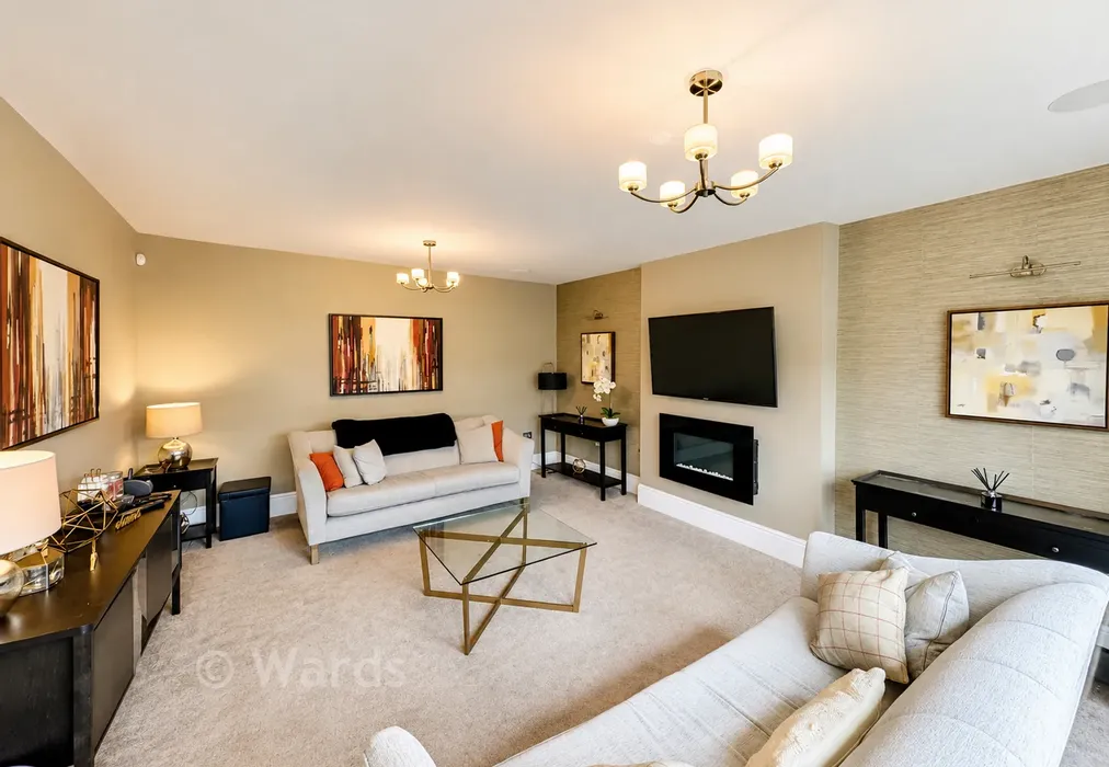 Living Room. - Quarry Road, Ryarsh, West Malling, Kent - Wards of Kent