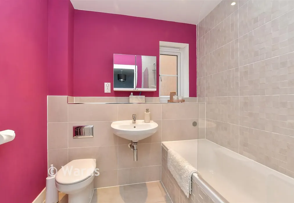 Bathroom - Haffenden Avenue, Sittingbourne, Kent - Wards of Kent