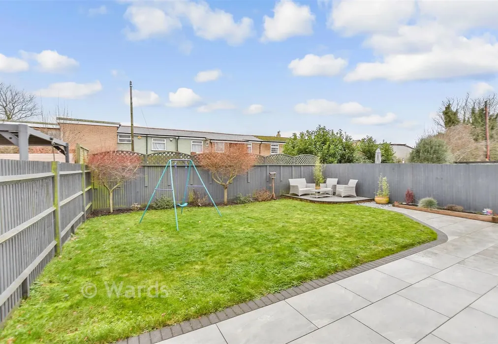 Rear Garden - Haffenden Avenue, Sittingbourne, Kent - Wards of Kent