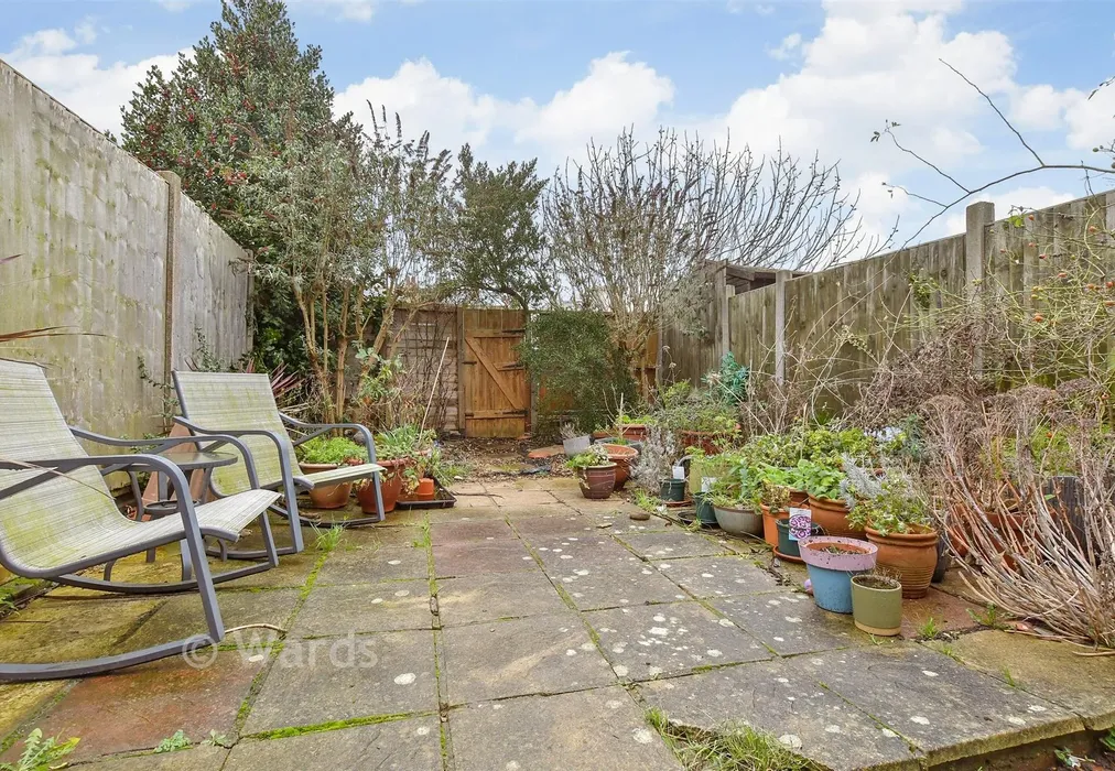 Rear Garden - Yew Tree Gardens, Birchington, Kent - Wards of Kent