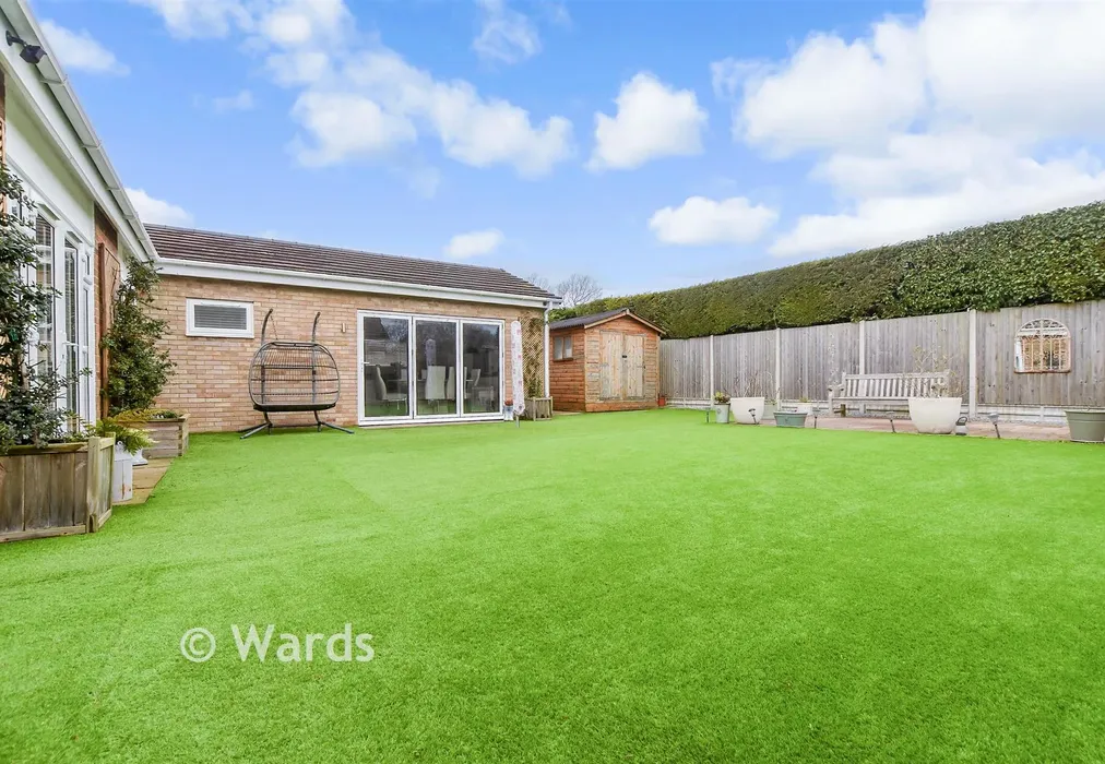 Rear Garden - The Fairway, Littlestone, Kent - Wards of Kent