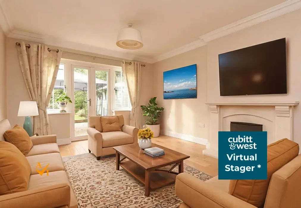 Lounge (Contemporary style) - West Meads, Horley, Surrey - Wards of Kent