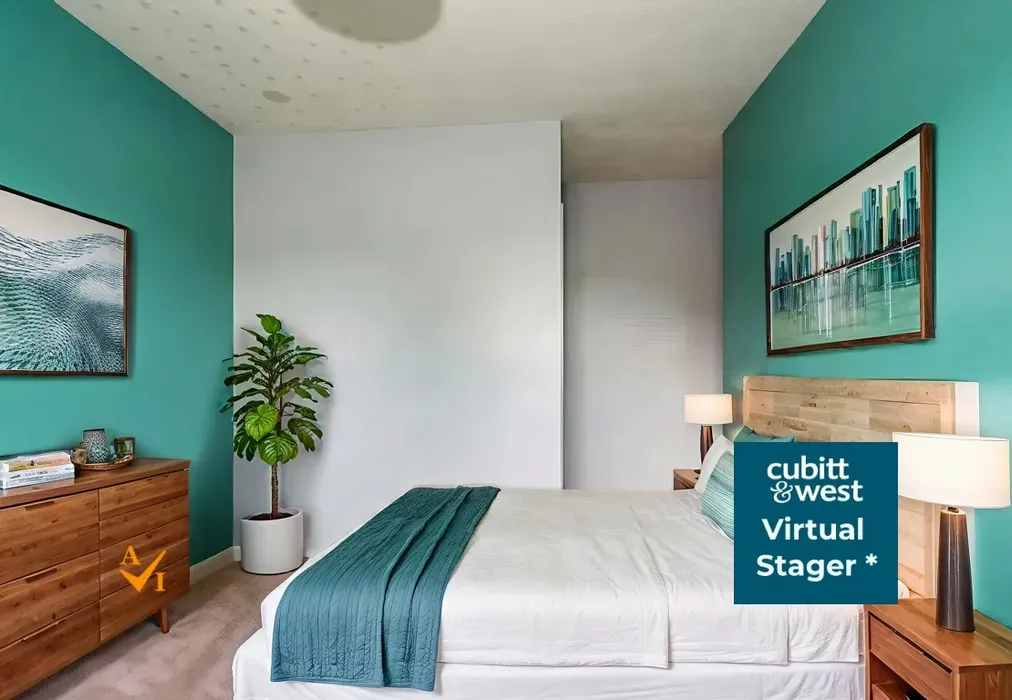 Bedroom 2 (Contemporary style) - Framfield Road, Uckfield, East Sussex - Wards of Kent