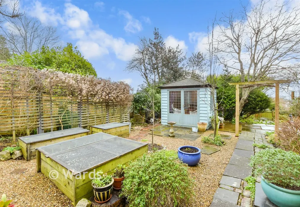 Rear Garden - Church Road, Hythe, Kent - Wards of Kent