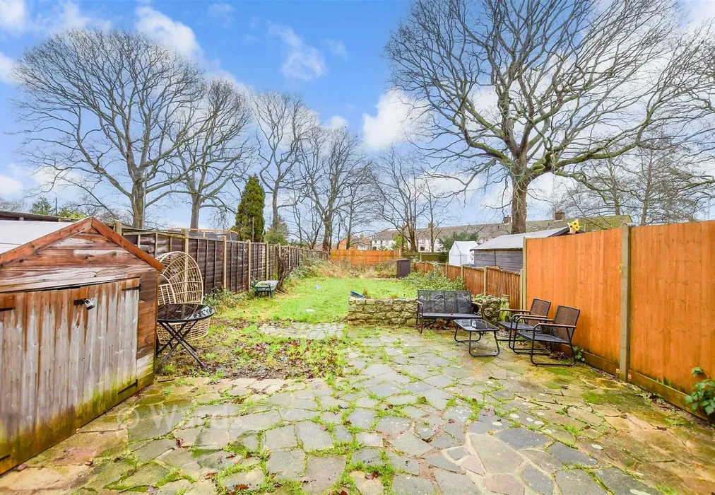 Rear Garden - Cheshire Road, Maidstone, Kent - Wards of Kent