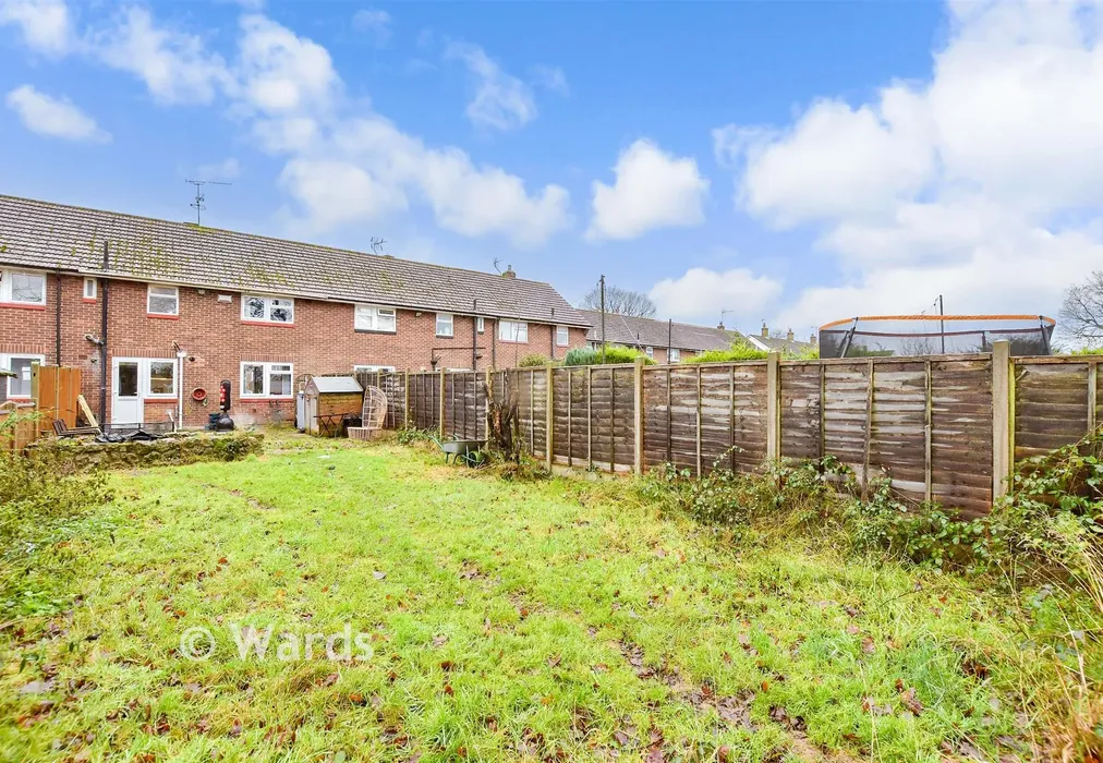 Rear Garden - Cheshire Road, Maidstone, Kent - Wards of Kent