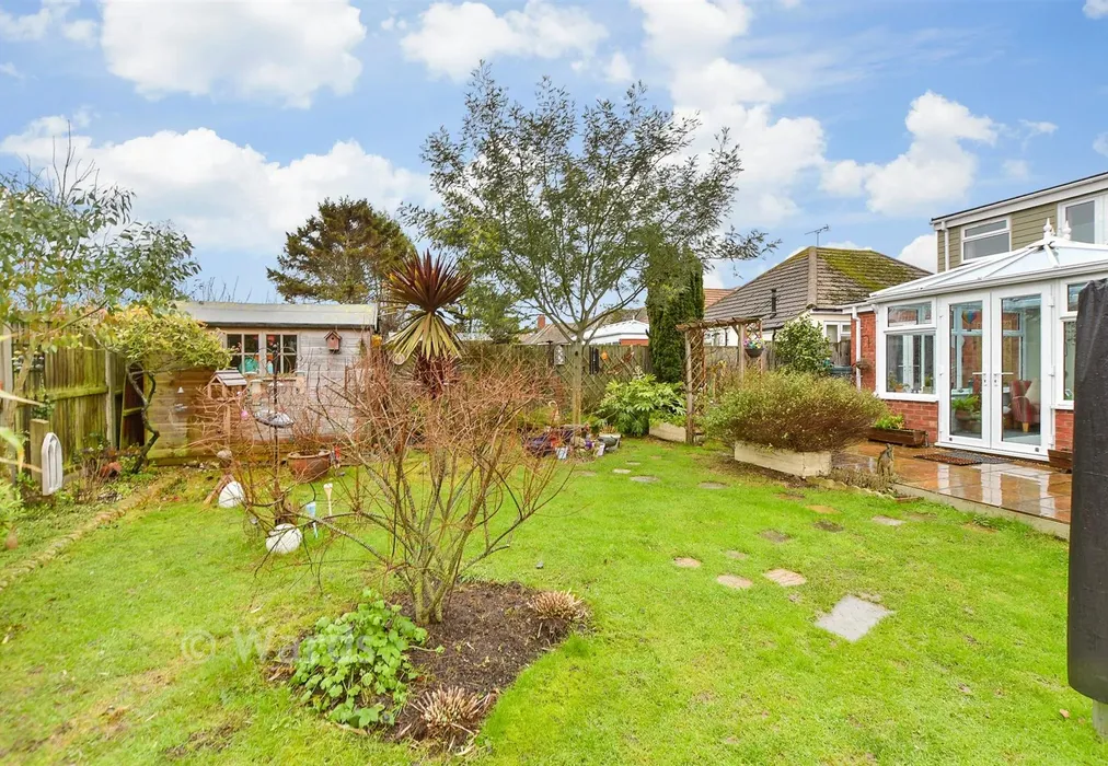 Rear Garden - Clarence Avenue, Palm Bay, Margate, Kent - Wards of Kent