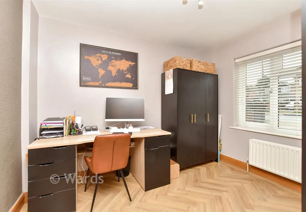 Bedroom 4/    Study - Chestnut Avenue, Walderslade, Chatham, Kent - Wards of Kent