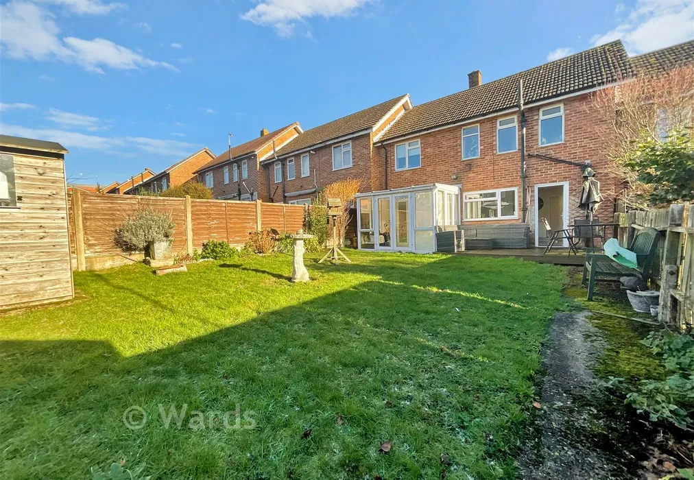 Rear Garden - Carnation Crescent, East Malling, West Malling, Kent - Wards of Kent