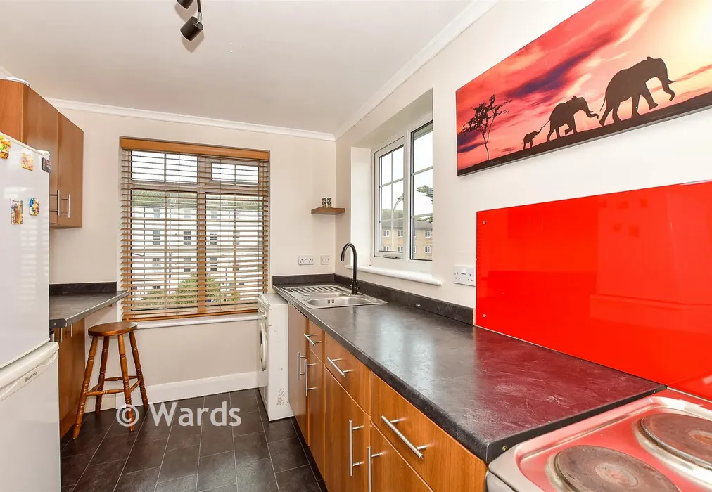 Kitchen - South Road, Hythe, Kent - Wards of Kent