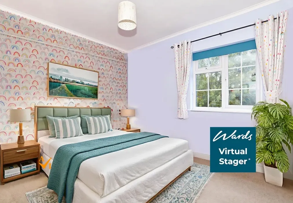 Bedroom 2 (Contemporary style) - Vicarage Road, Yalding, Maidstone, Kent - Wards of Kent